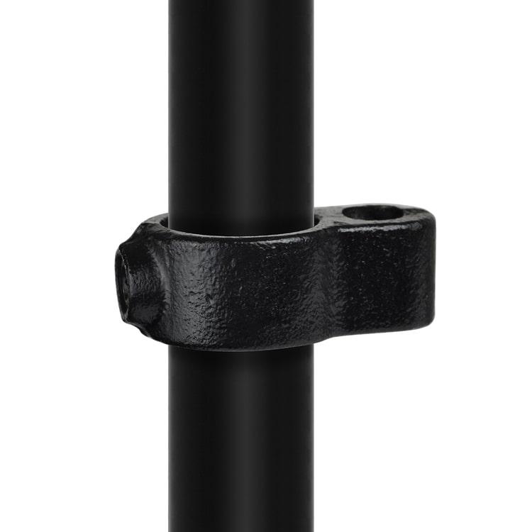 Buiskoppeling Scharnieroog - zwart-E / 48,3 mm